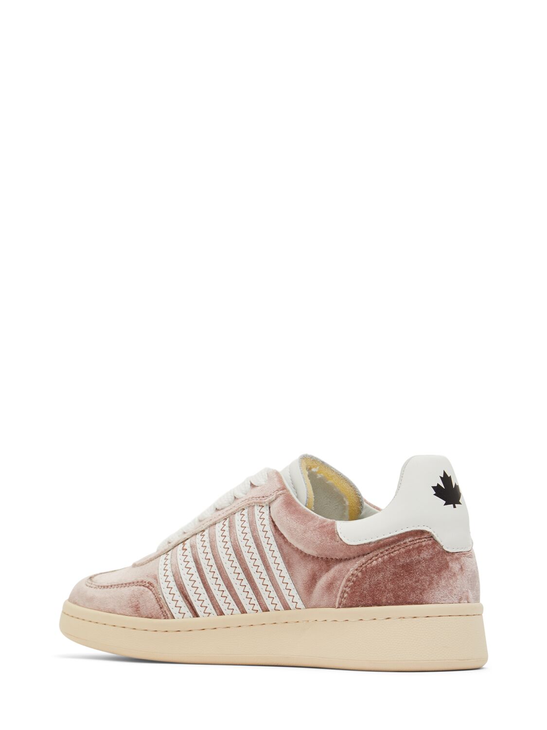 Shop Dsquared2 Boxer Velvet Sneakers In Pink