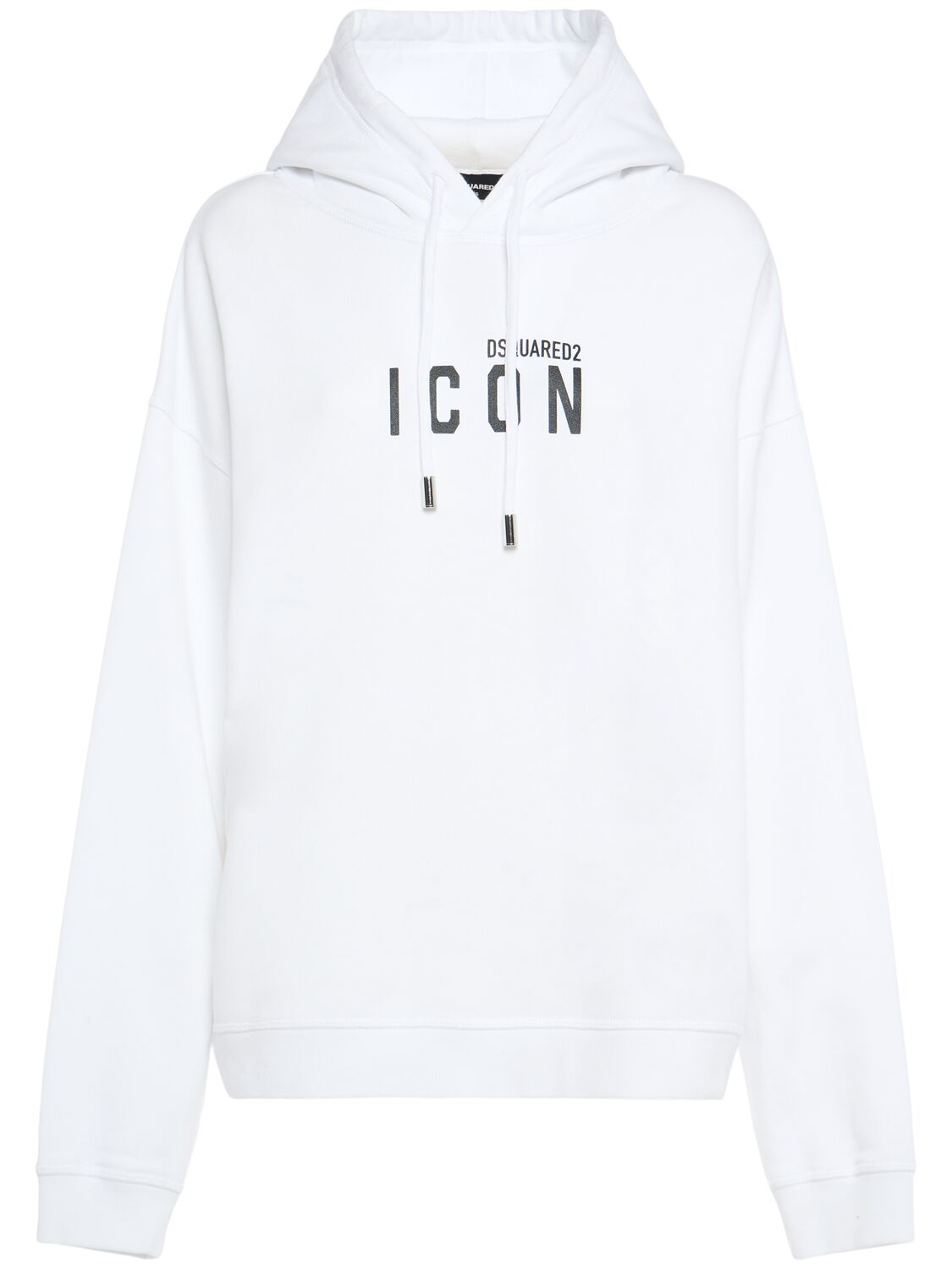 Dsquared2 Icon Relaxed Fit Sweatshirt Hoodie In White