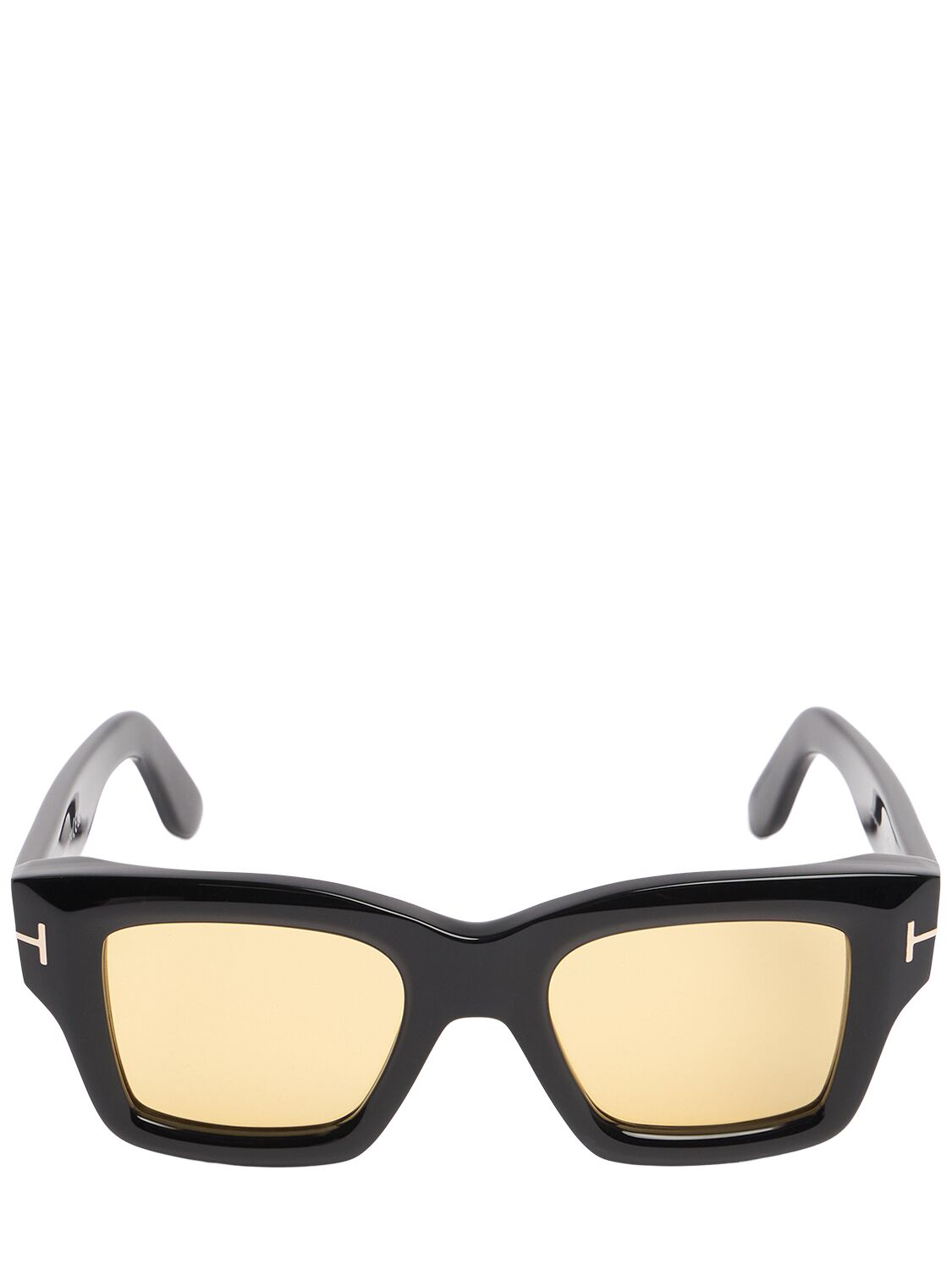 Tom Ford Ilias Squared Sunglasses In Black/brown