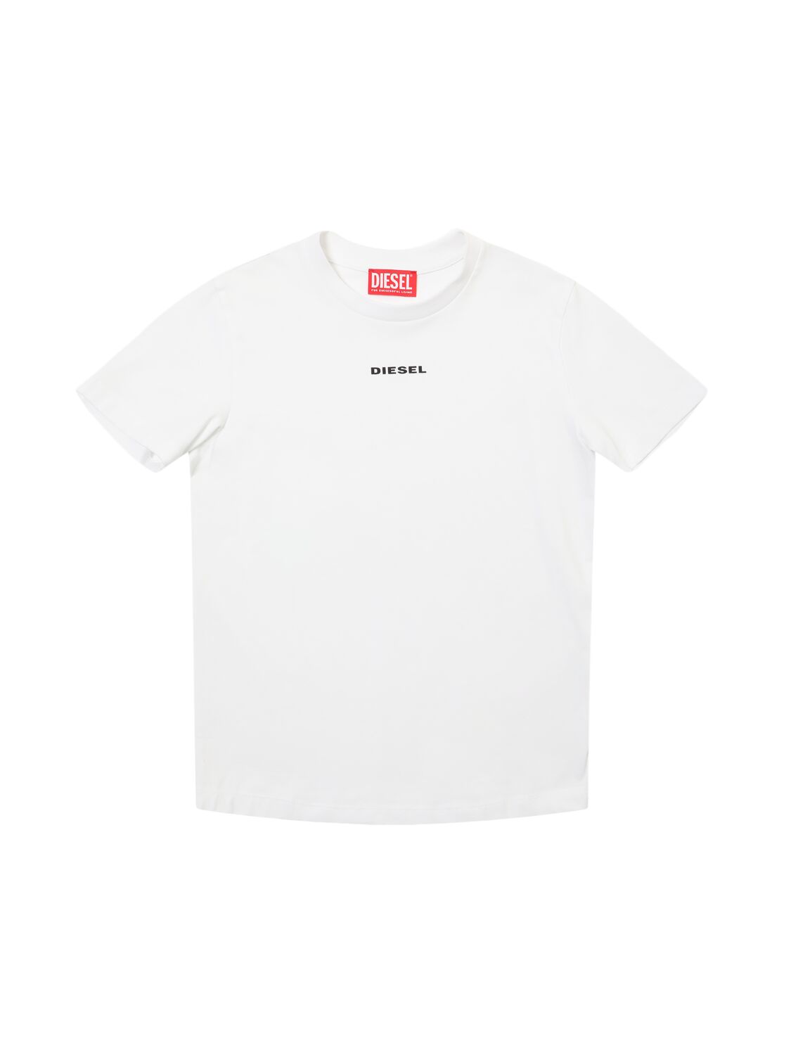 Diesel Cotton Jersey T-shirt W/logo In White