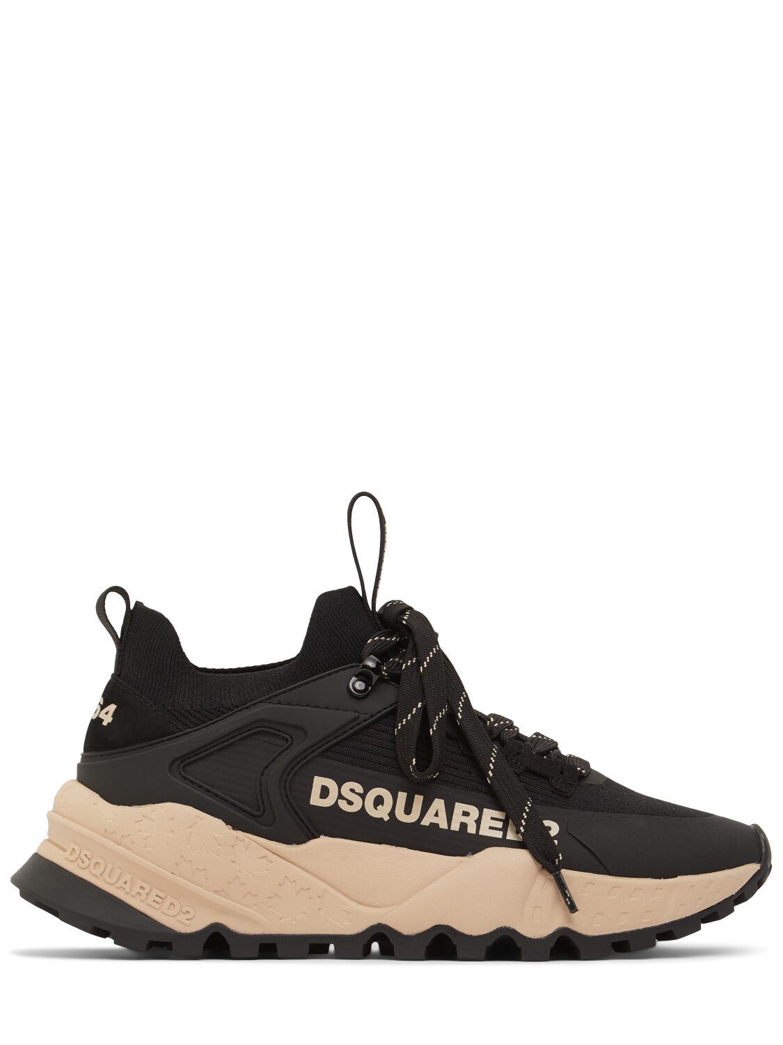 Dsquared2 Free Nylon Sneakers In Black