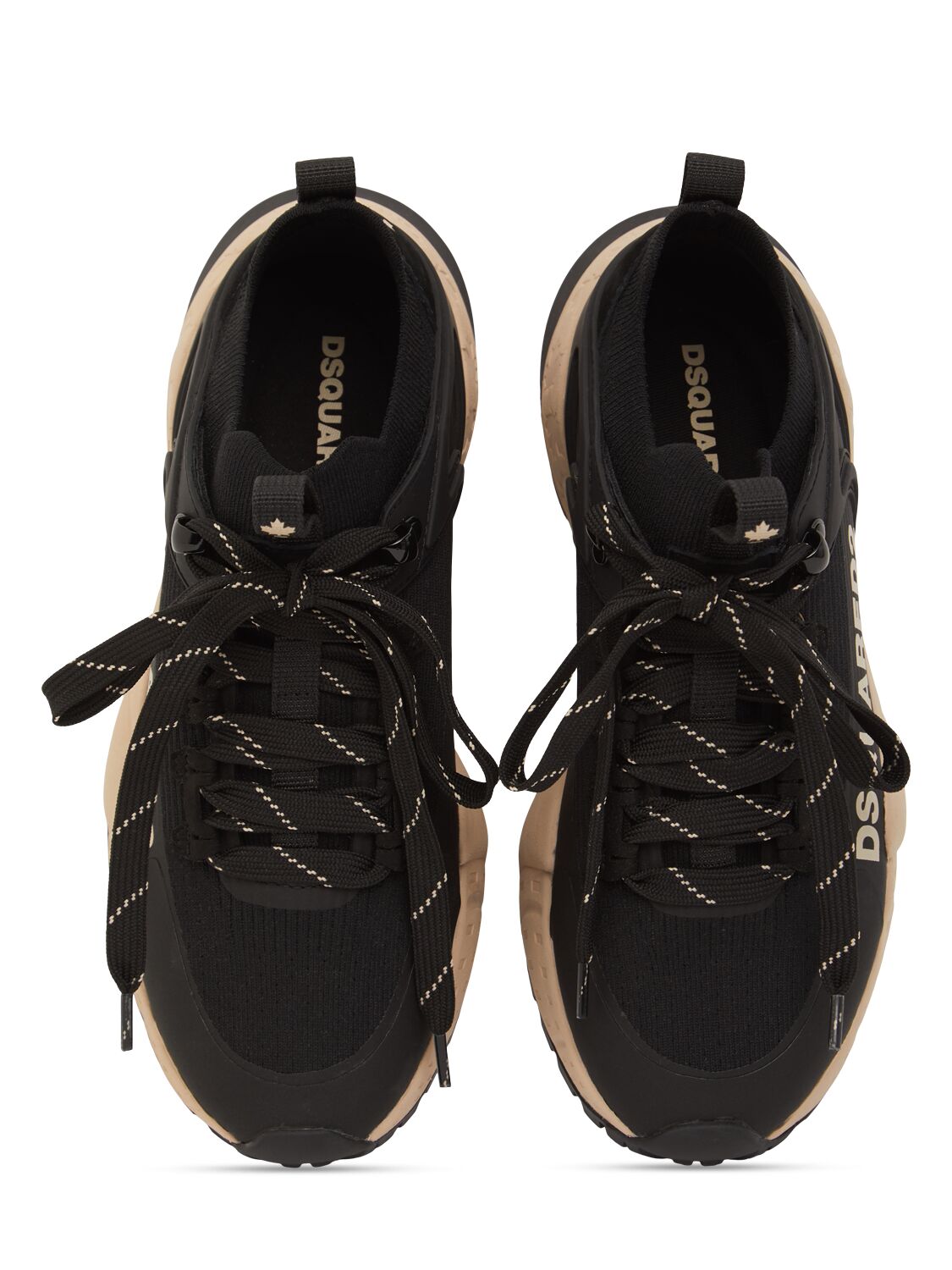 Shop Dsquared2 Free Nylon Sneakers In Black