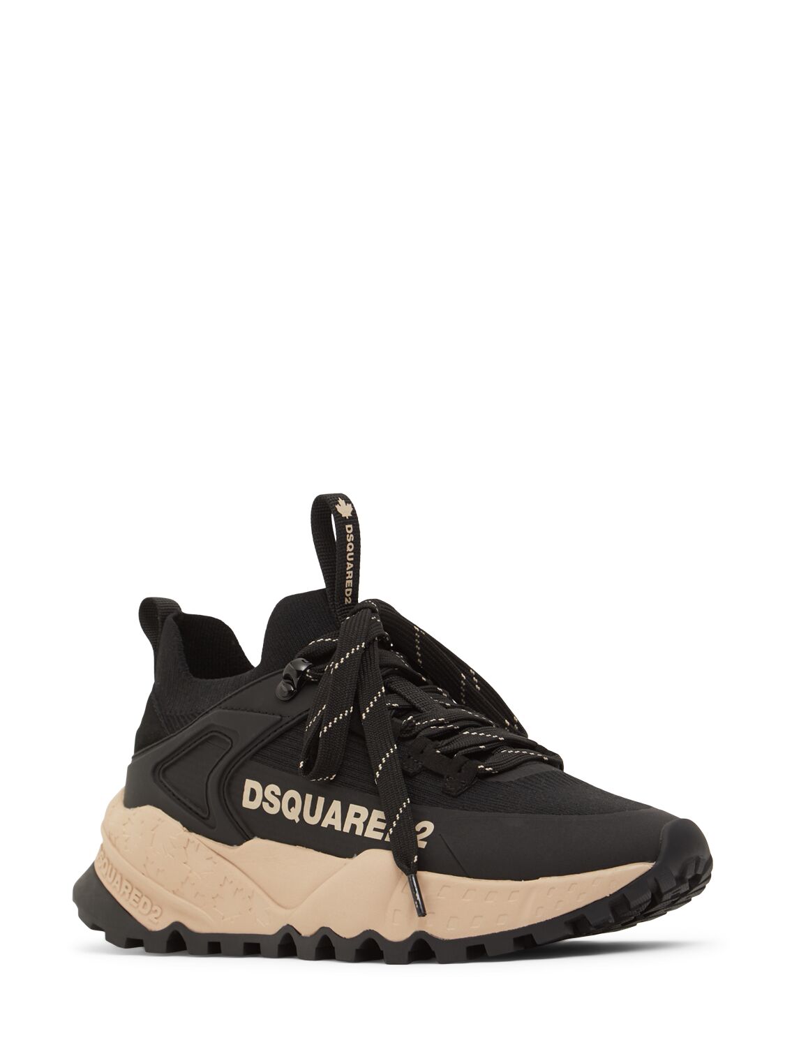 Shop Dsquared2 Free Nylon Sneakers In Black