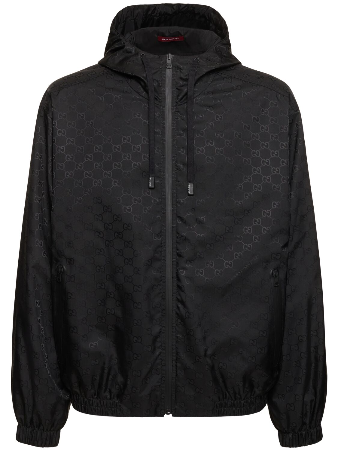 Gucci Gg Light Nylon Jacket In Black