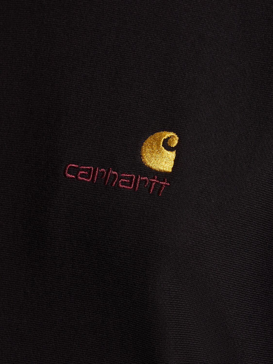 Shop Carhartt W' American Script Boxy Fit Hoodie In Black