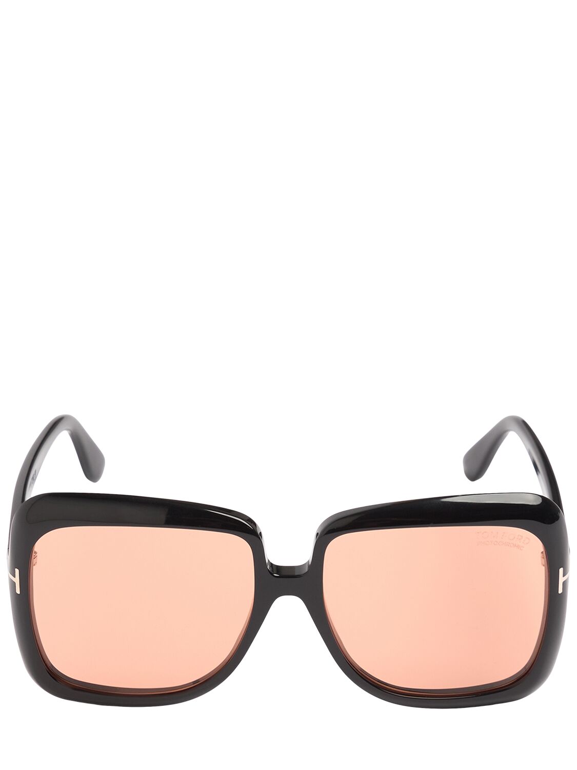Tom Ford Women's Lorelai D107 59mm Square Sunglasses In Black Terracotta