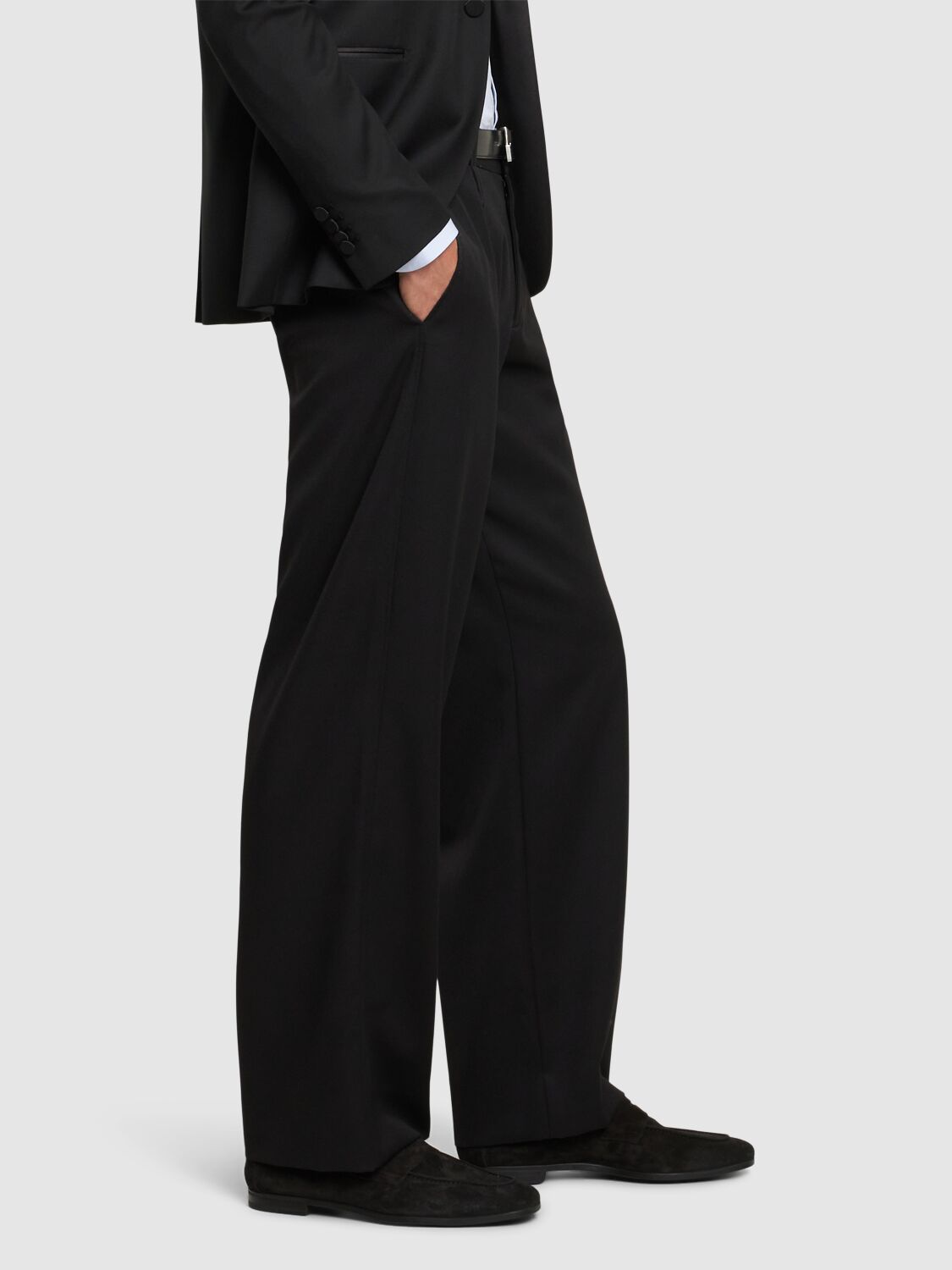 Tom Ford Sean Penny Loafers In Black