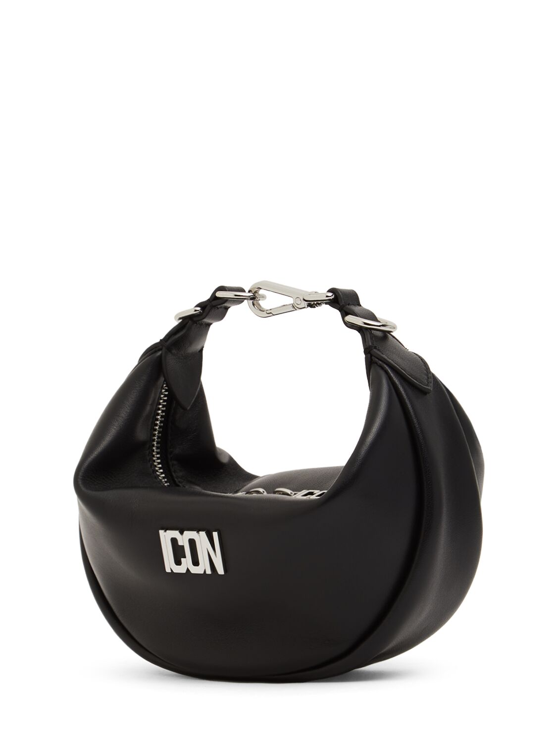 Shop Dsquared2 Mini Icon Clubbing Top Handle Bag In Black