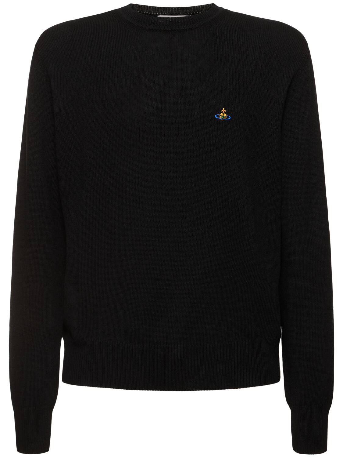 Vivienne Westwood Alex Round Neck Sweater In Black