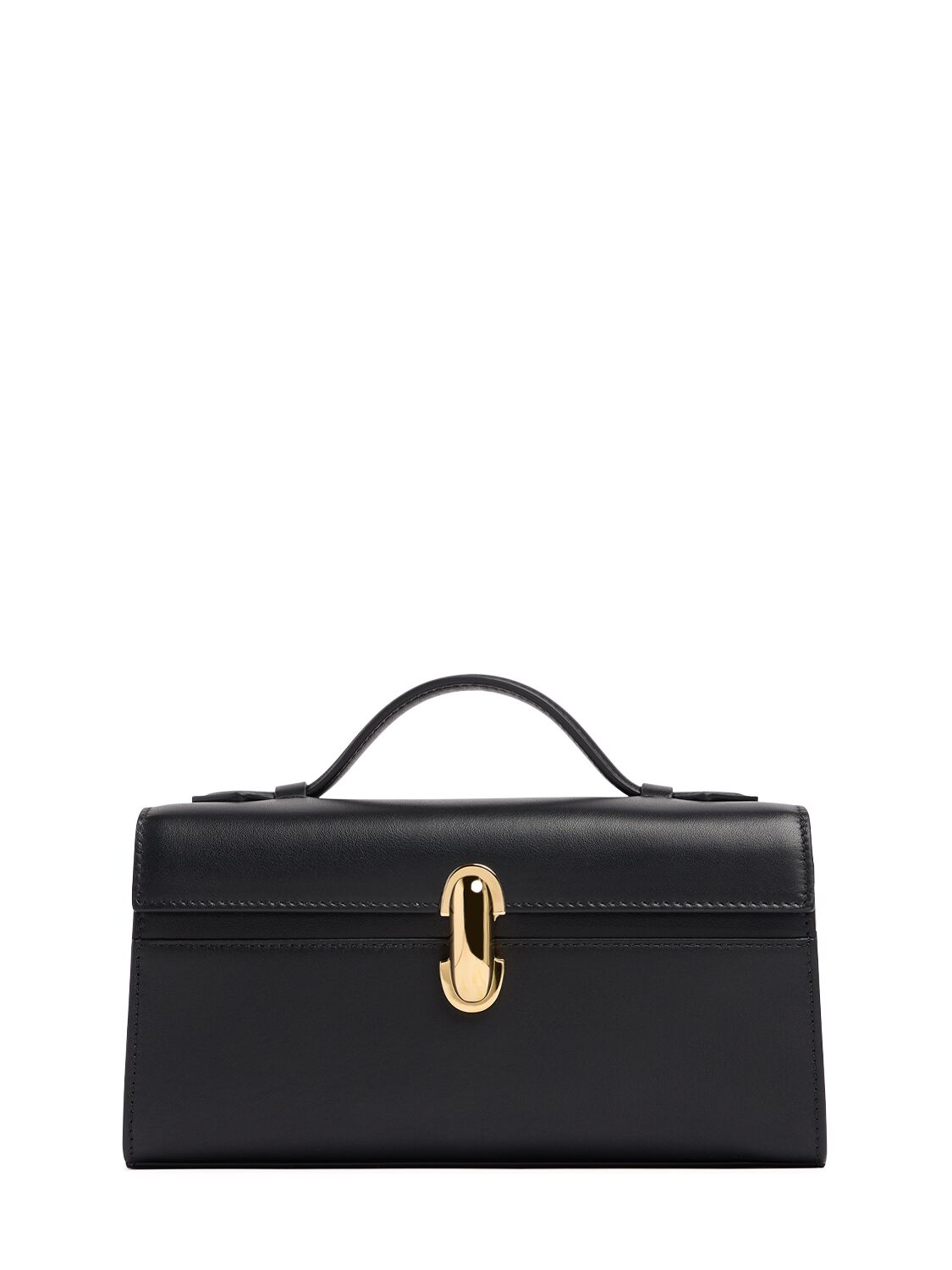 The Symmetry Leather Top Handle Bag