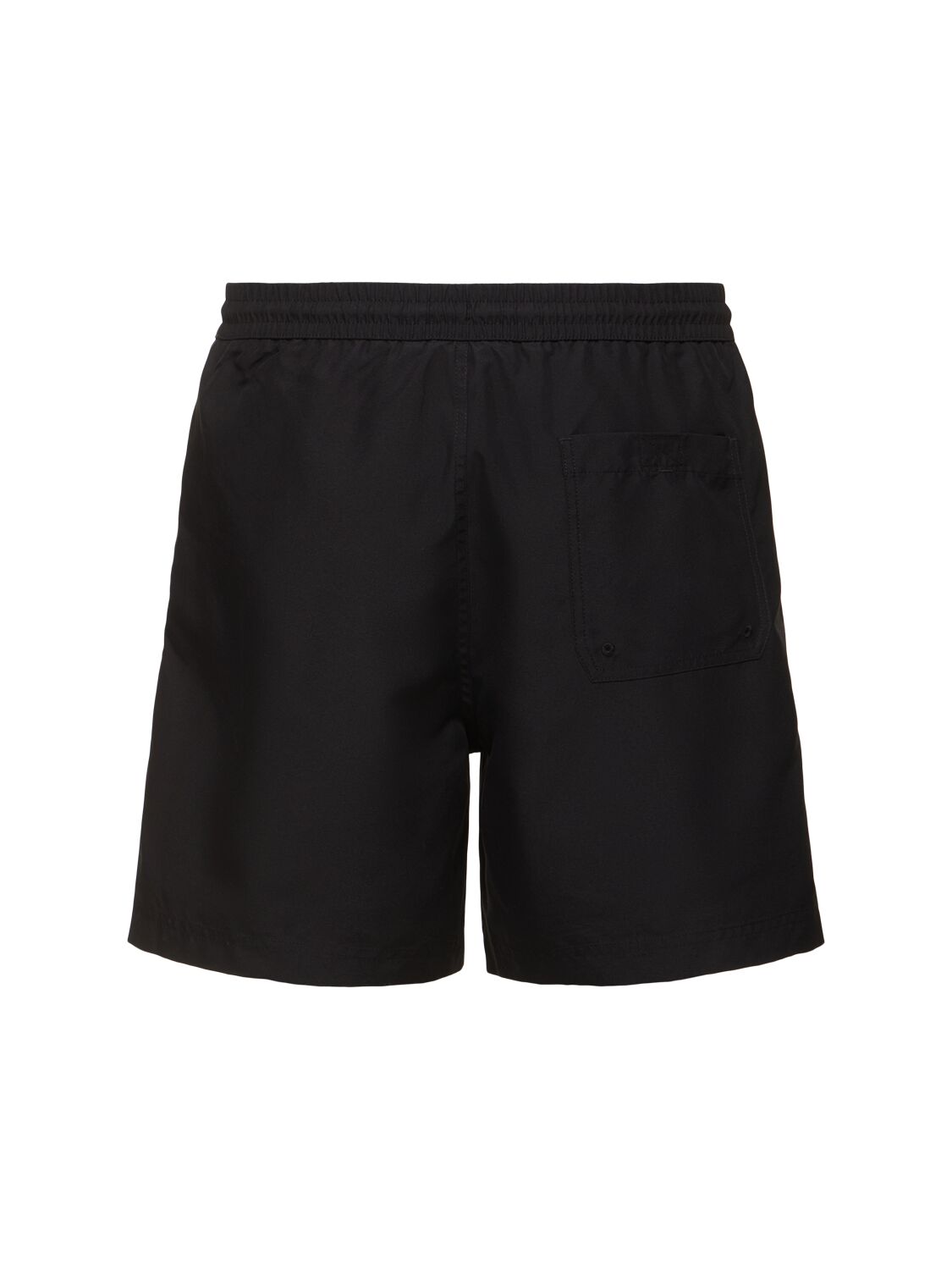 Shop Carhartt Chase Tech Swim Shorts In Black,gold