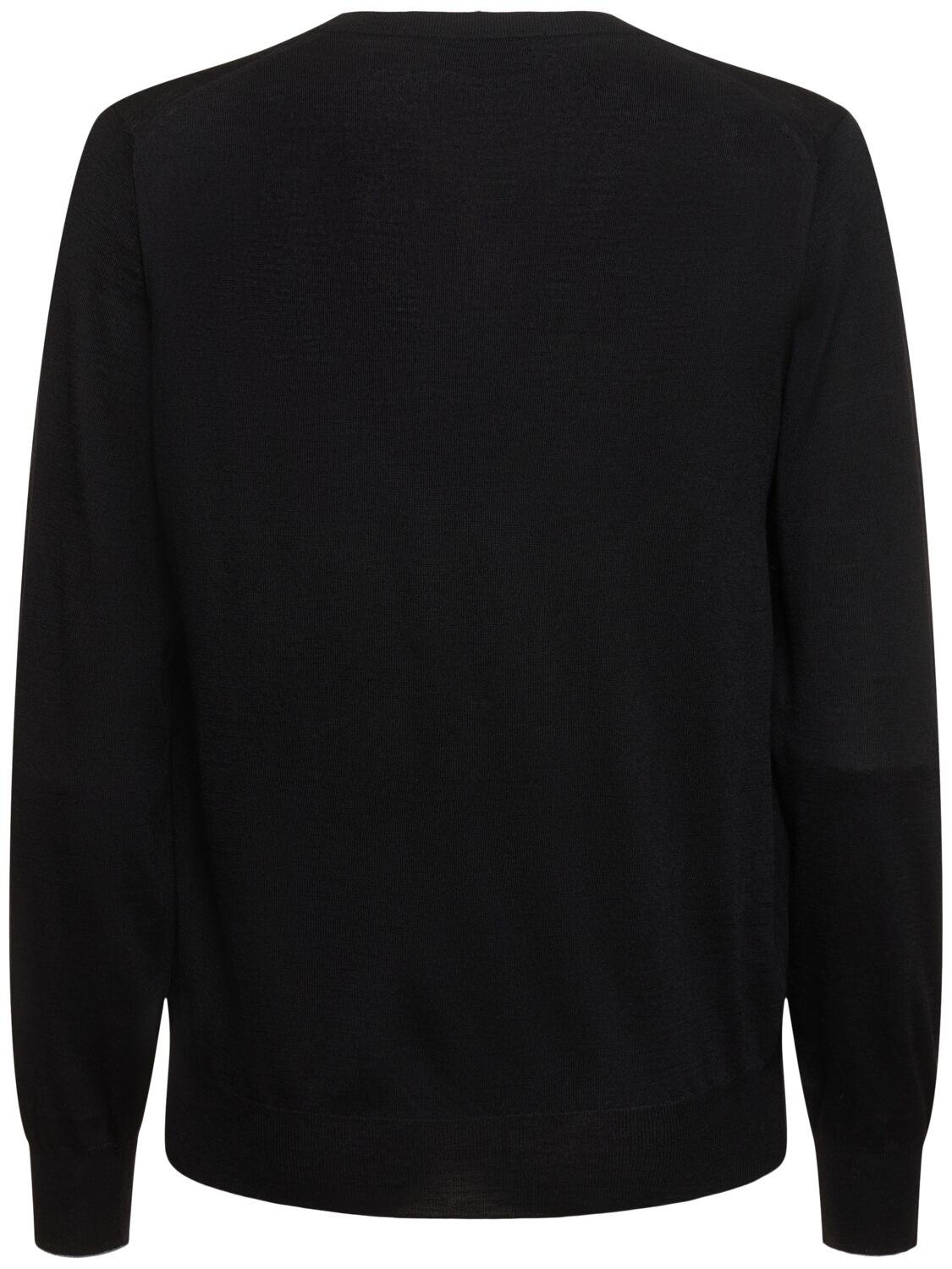 Shop Brunello Cucinelli Wool & Cashmere Crewneck Sweater In Black