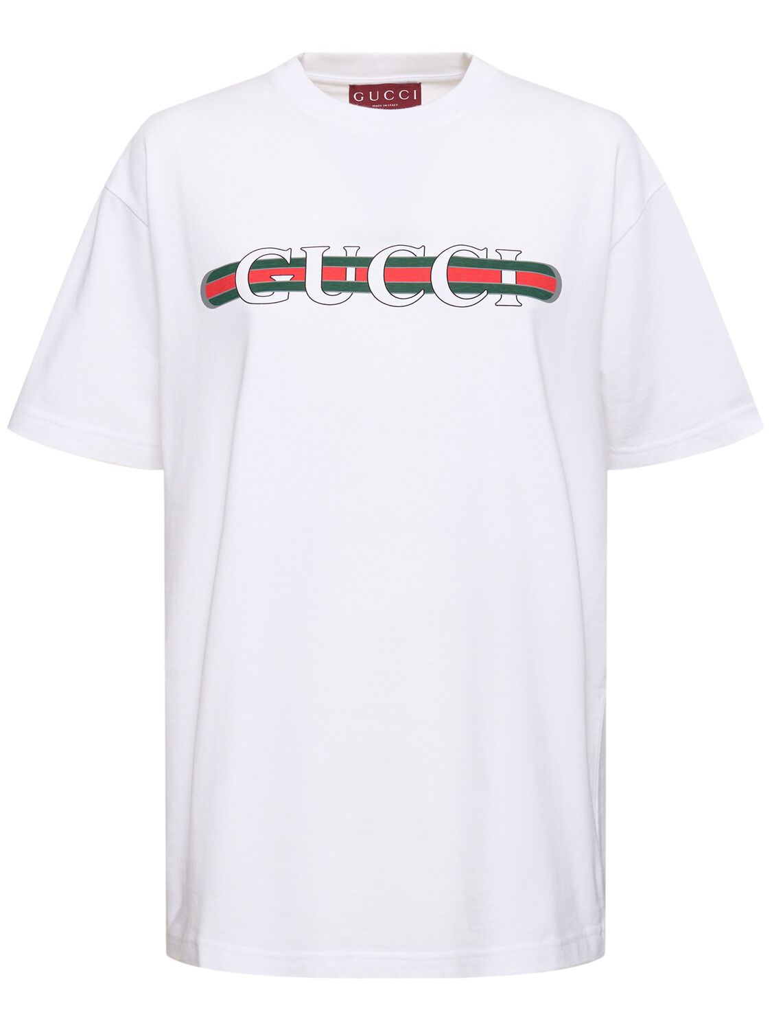 Gucci Ancora G Loved Cotton Jersey T-shirt In White