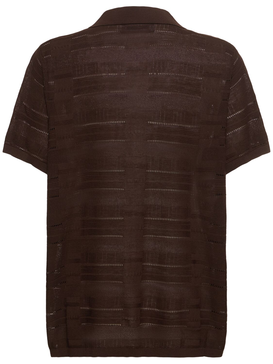 Shop Nagnata Seda Check Short Sleeve Shirt In Chocolate