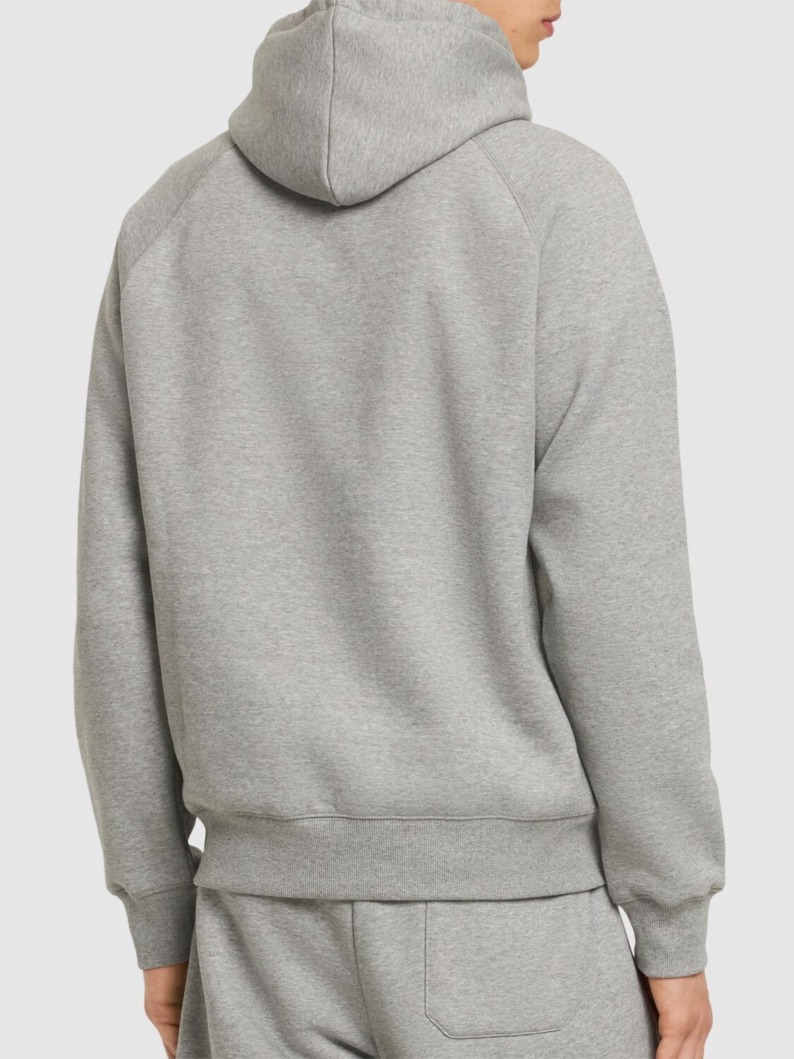 Shop Carhartt Chase Cotton Blend Hoodie In Heather Grey