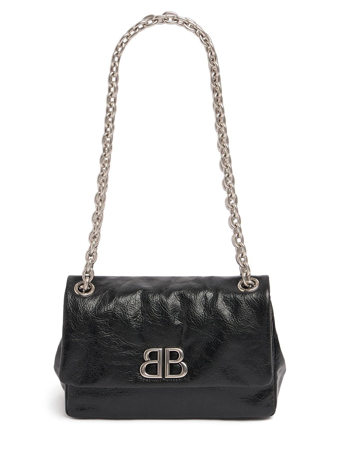 Image of Mini Monaco Leather Shoulder Bag