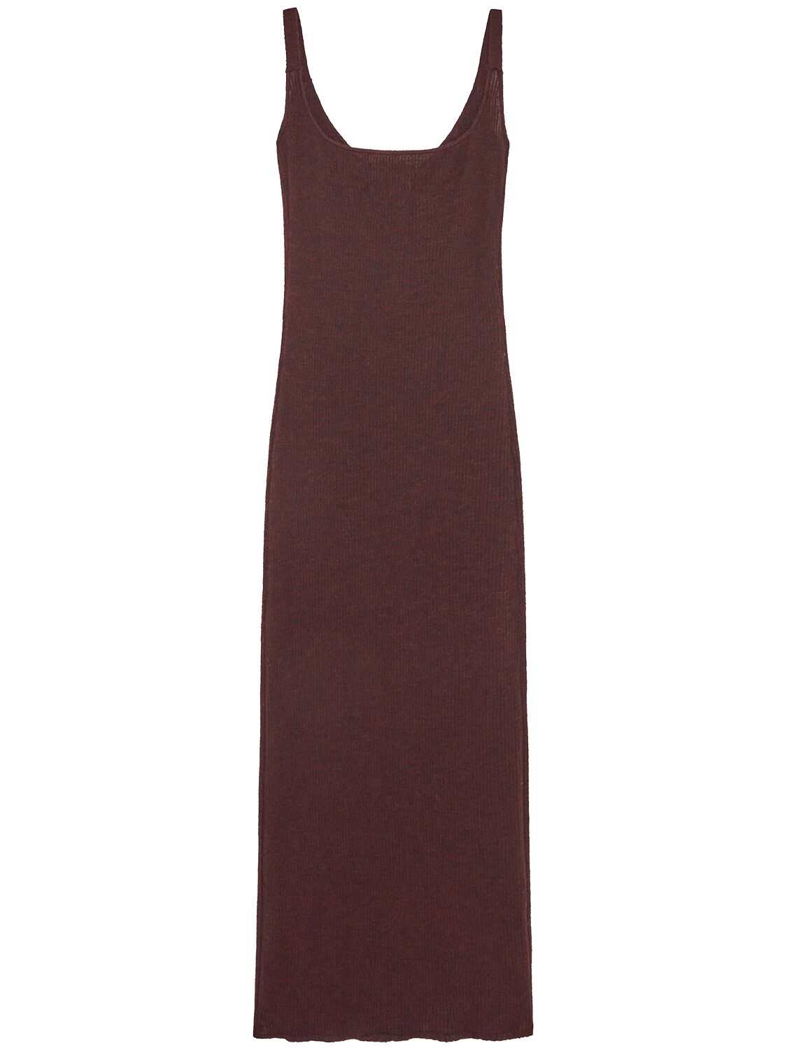 Shop 16arlington Alleno Mohair Blend Knit Midi Dress In Bordeaux