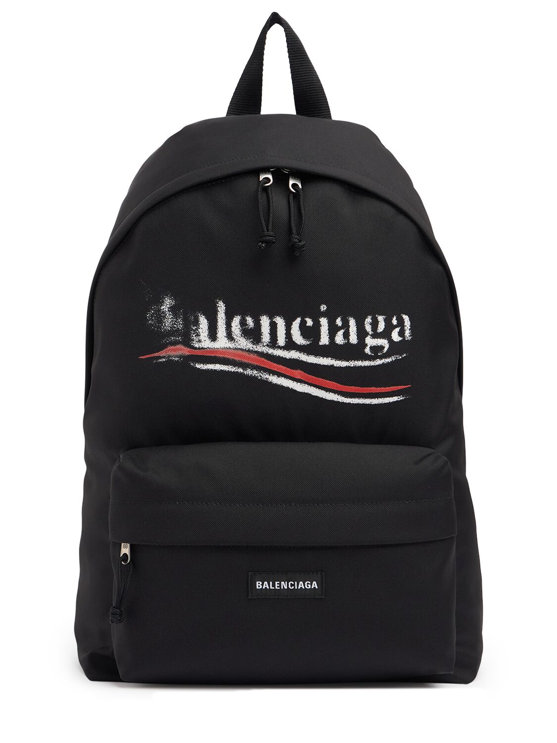 Balenciaga Explorer Nylon Backpack In Black