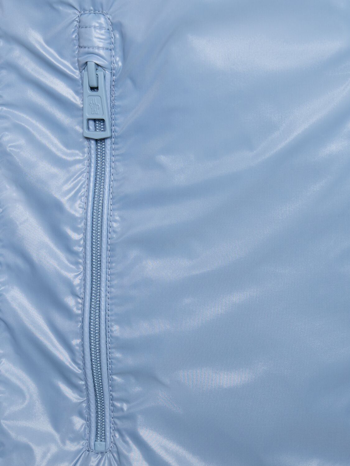 Shop Moncler Leveche Nylon Down Jacket In Light Blue