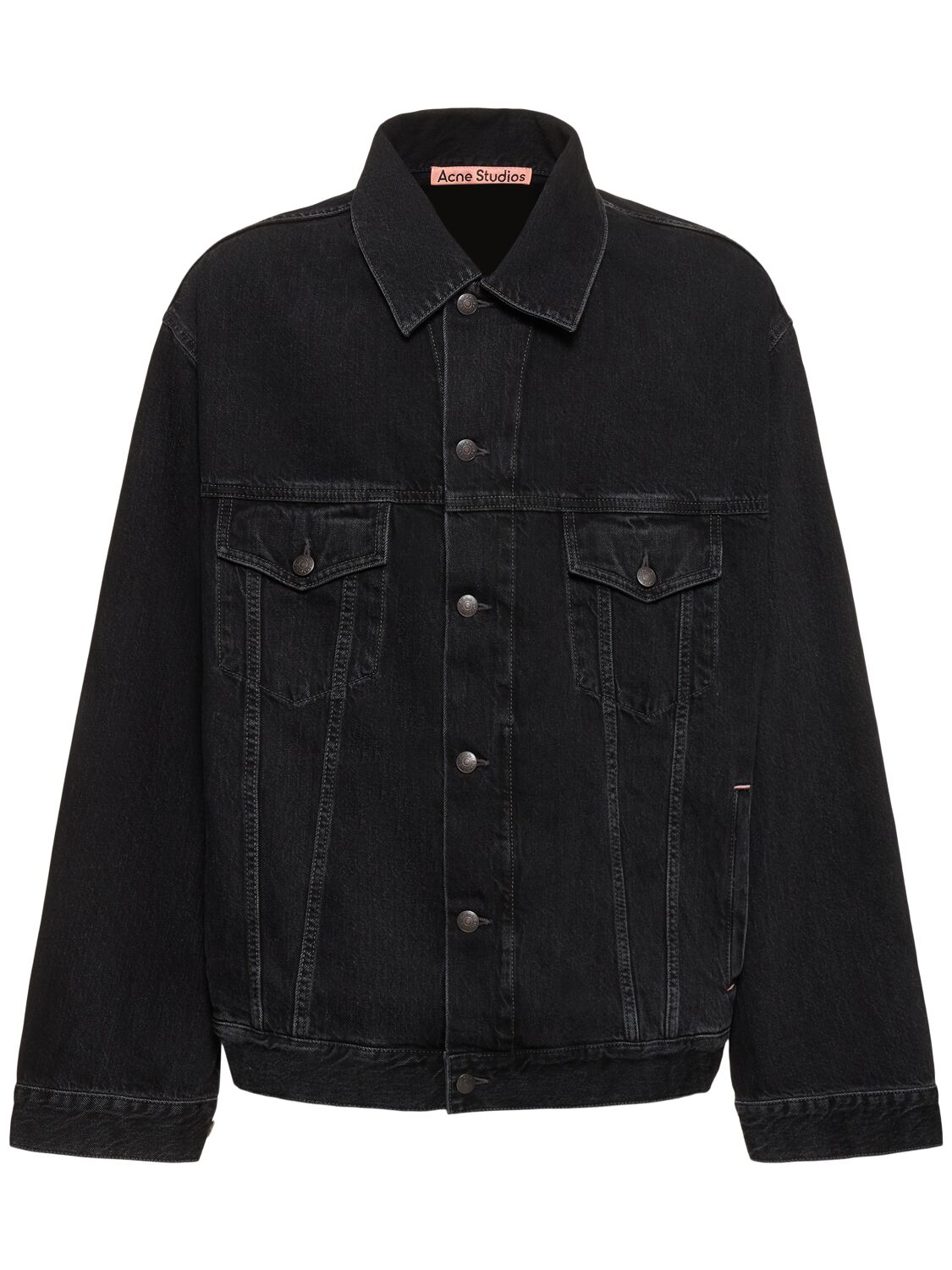 Acne Studios Robert Vintage Denim Jacket In Black