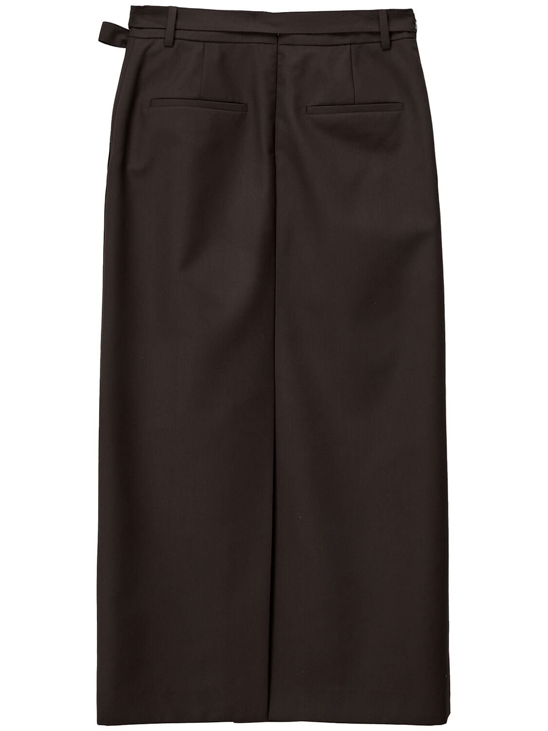 Shop Dunst Maxi Tie Skirt In Brown