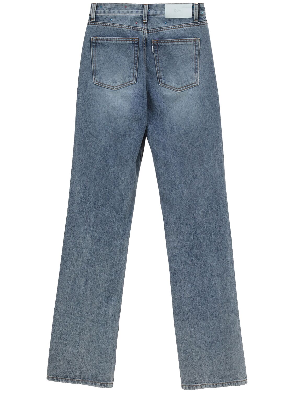 Shop Dunst 70s Semi-flared Jeans In Blue