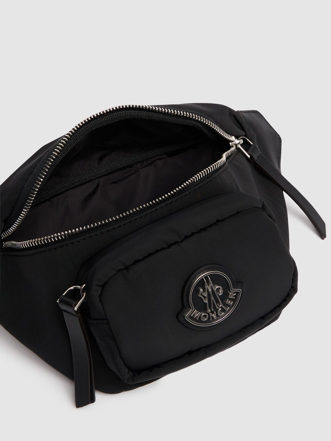 Shop Moncler Felicie Tech Belt Bag In Black