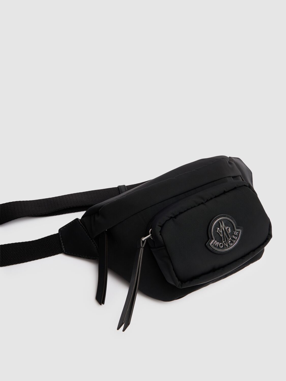 Shop Moncler Felicie Tech Belt Bag In Black