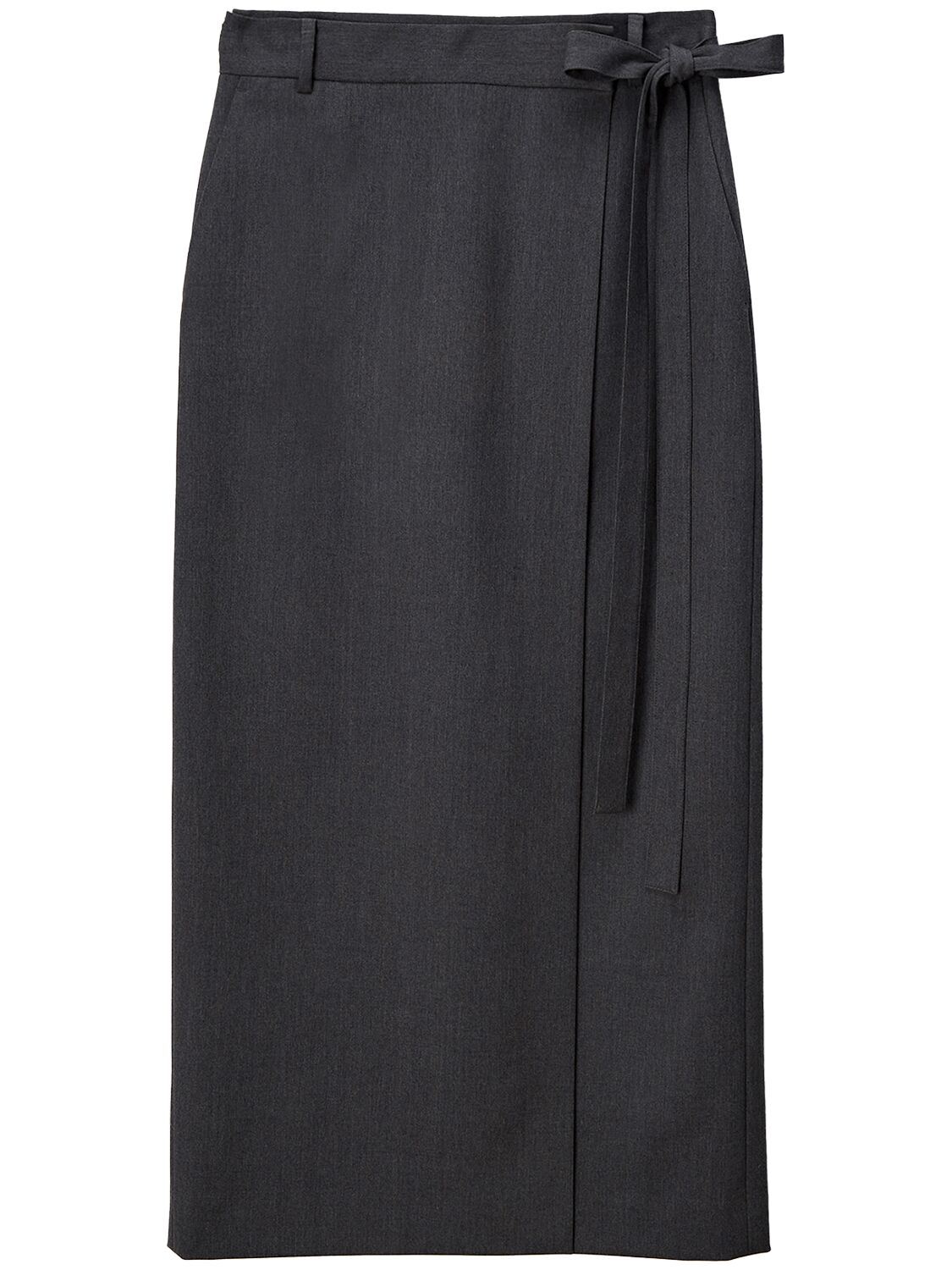 Dunst Maxi Tie Skirt In Black