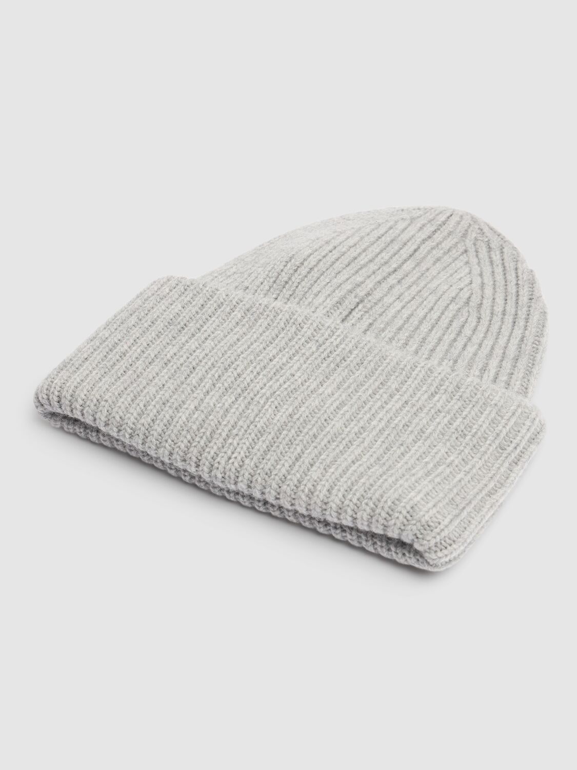 Shop Acne Studios Pansy Wool Beanie In Heather Grey