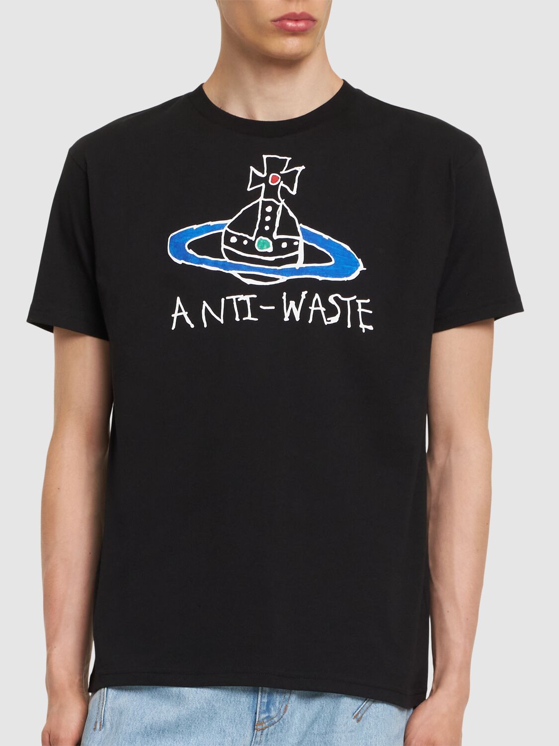 Shop Vivienne Westwood Antiwaste Classic T-shirt In Black