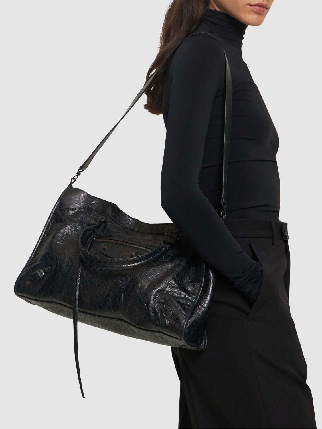 Image of Medium Le City Arena Storico Leather Bag