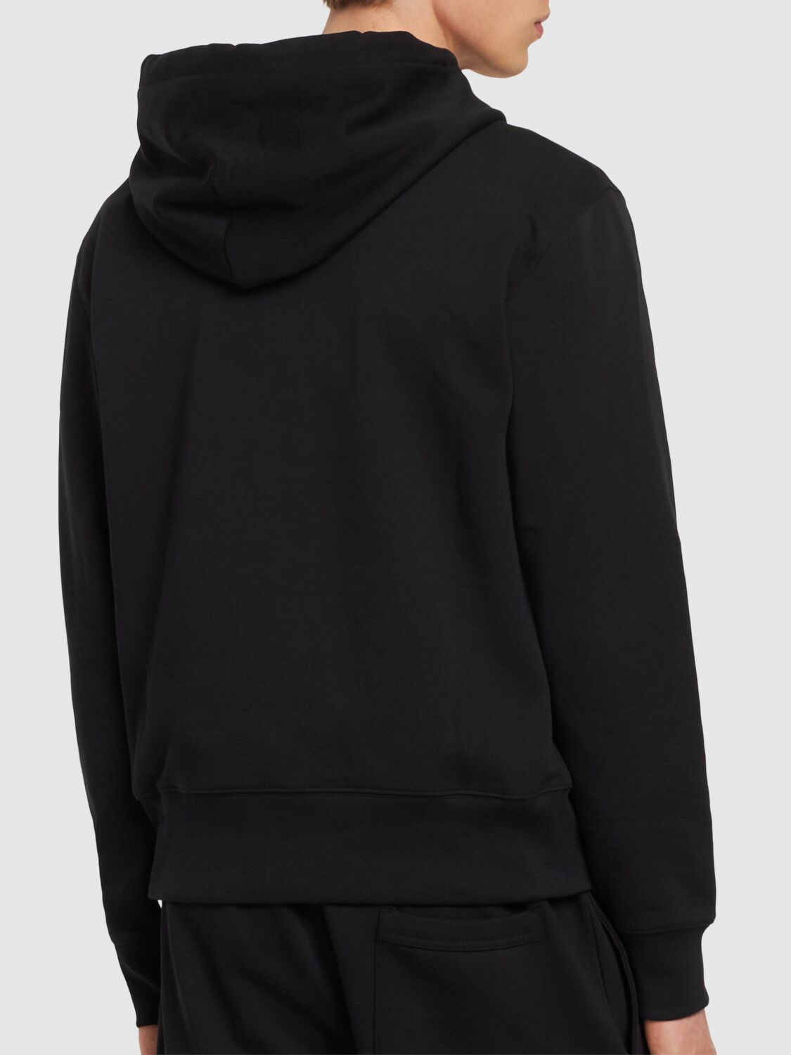 Shop Acne Studios Fairah Hood X M Face Regular Fit Hoodie In Black