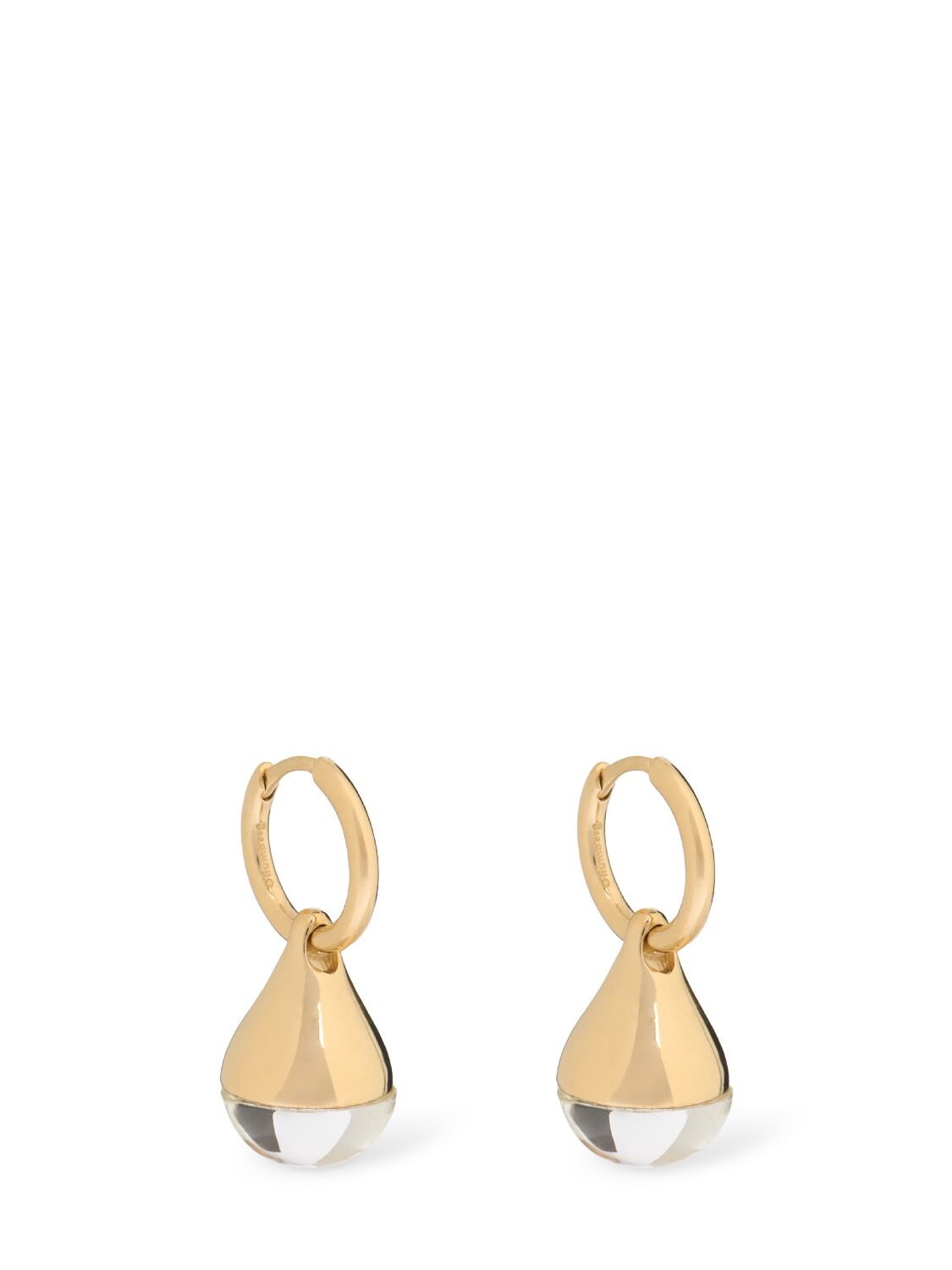 Otiumberg Stilla Quartz Earrings In Gold