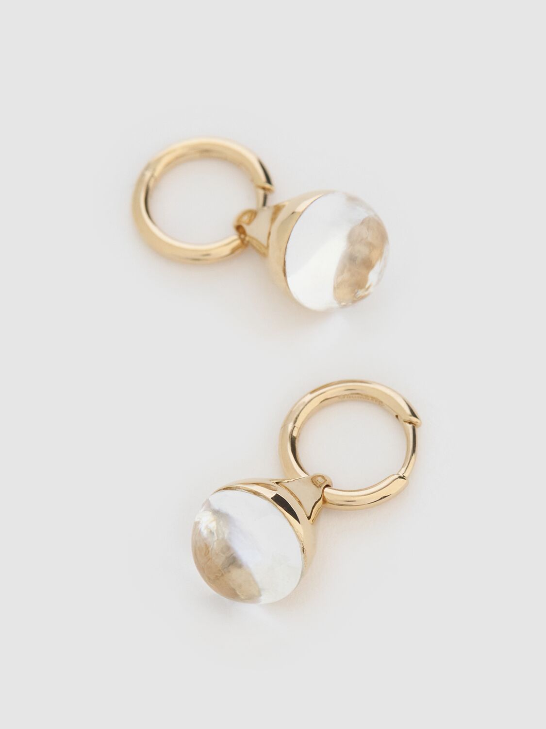 Shop Otiumberg Stilla Quartz Earrings In Gold