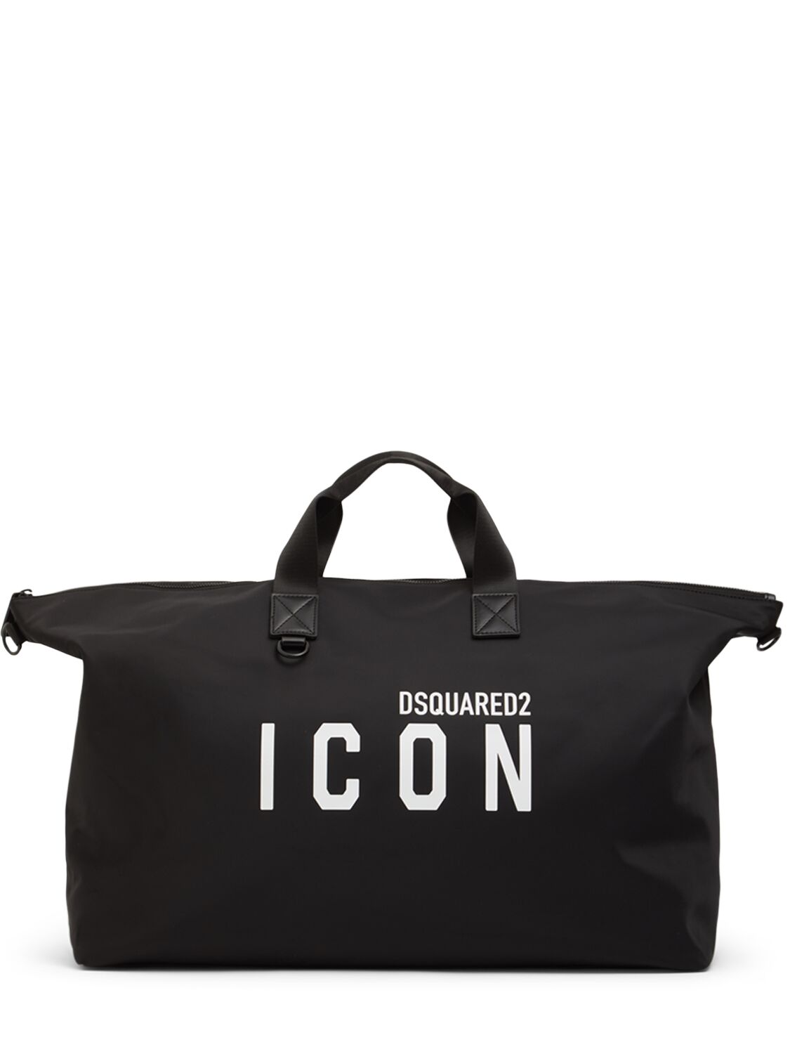 Dsquared2 Be Icon Duffle Bag In Black
