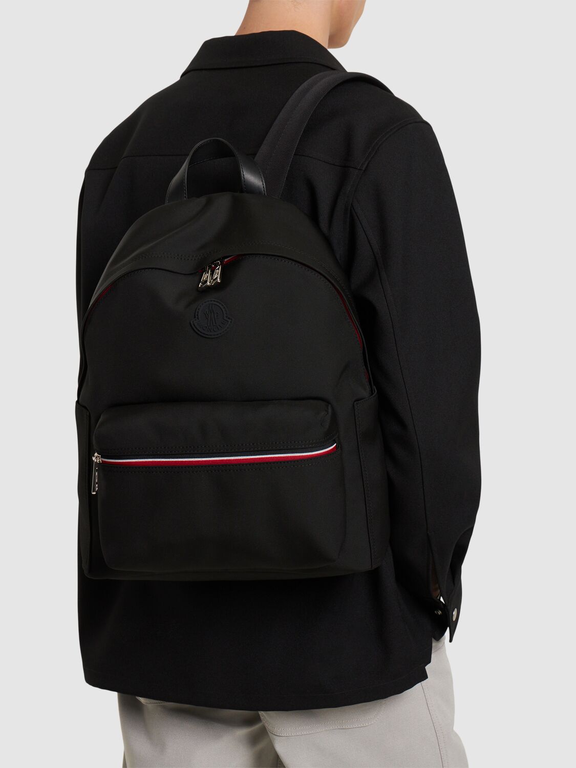 Shop Moncler New Pierrick Nylon Backpack In Black