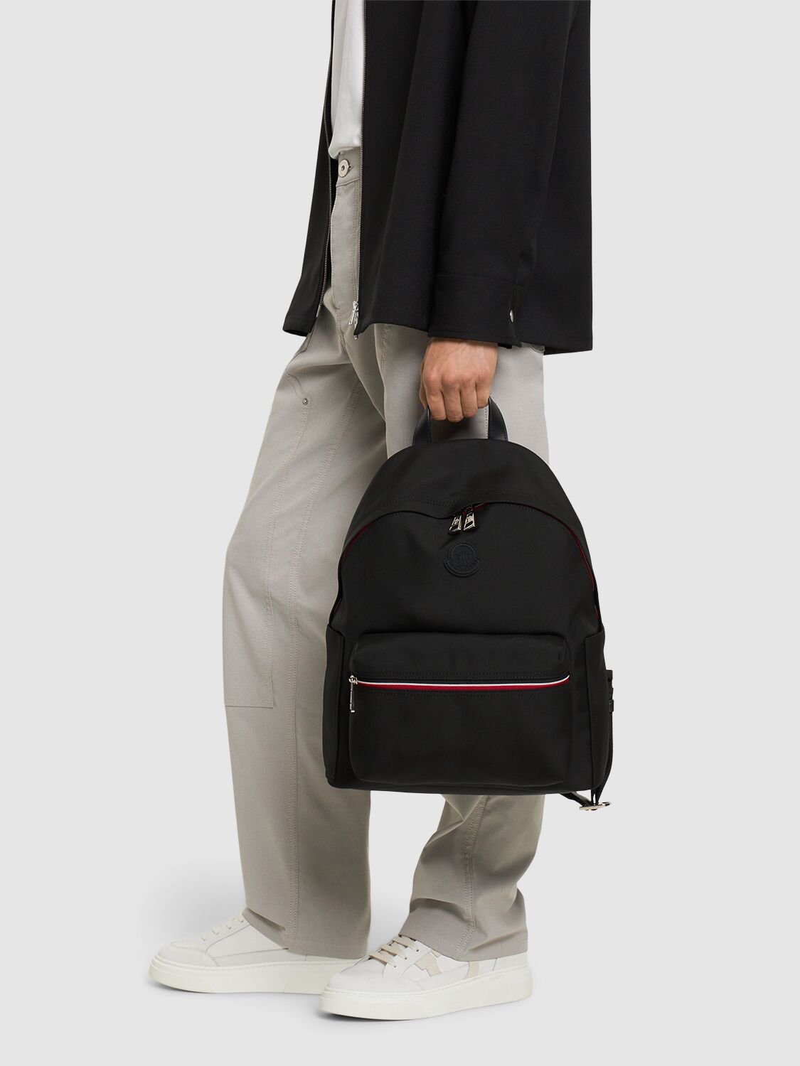 Shop Moncler New Pierrick Nylon Backpack In Black