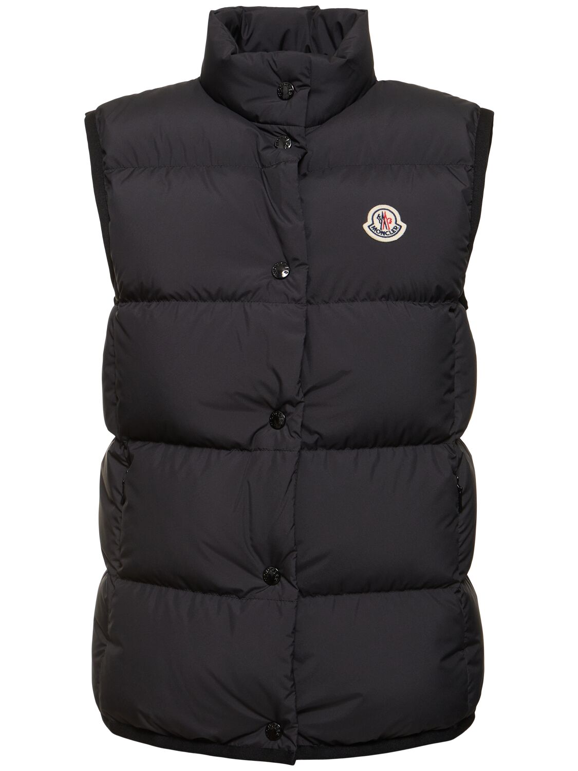 Shop Moncler Badia Tech Down Vest In Black