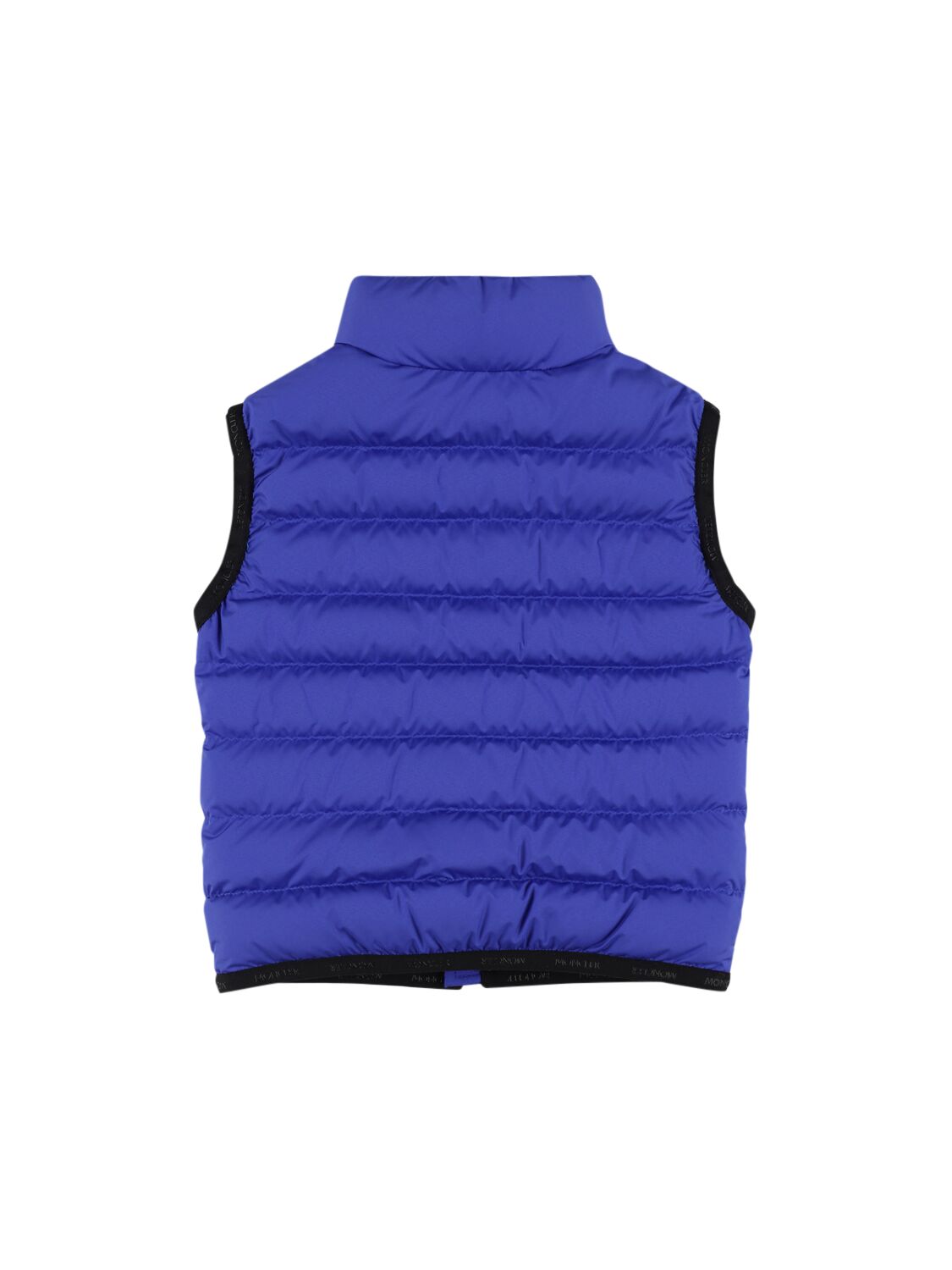 Shop Moncler Contrin Tech Down Vest In Blue