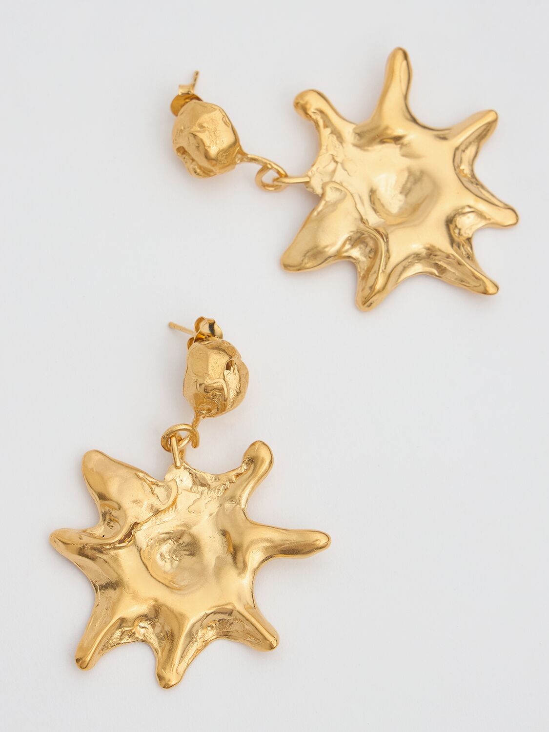 Shop Simuero Astro Drop Earrings In Gold