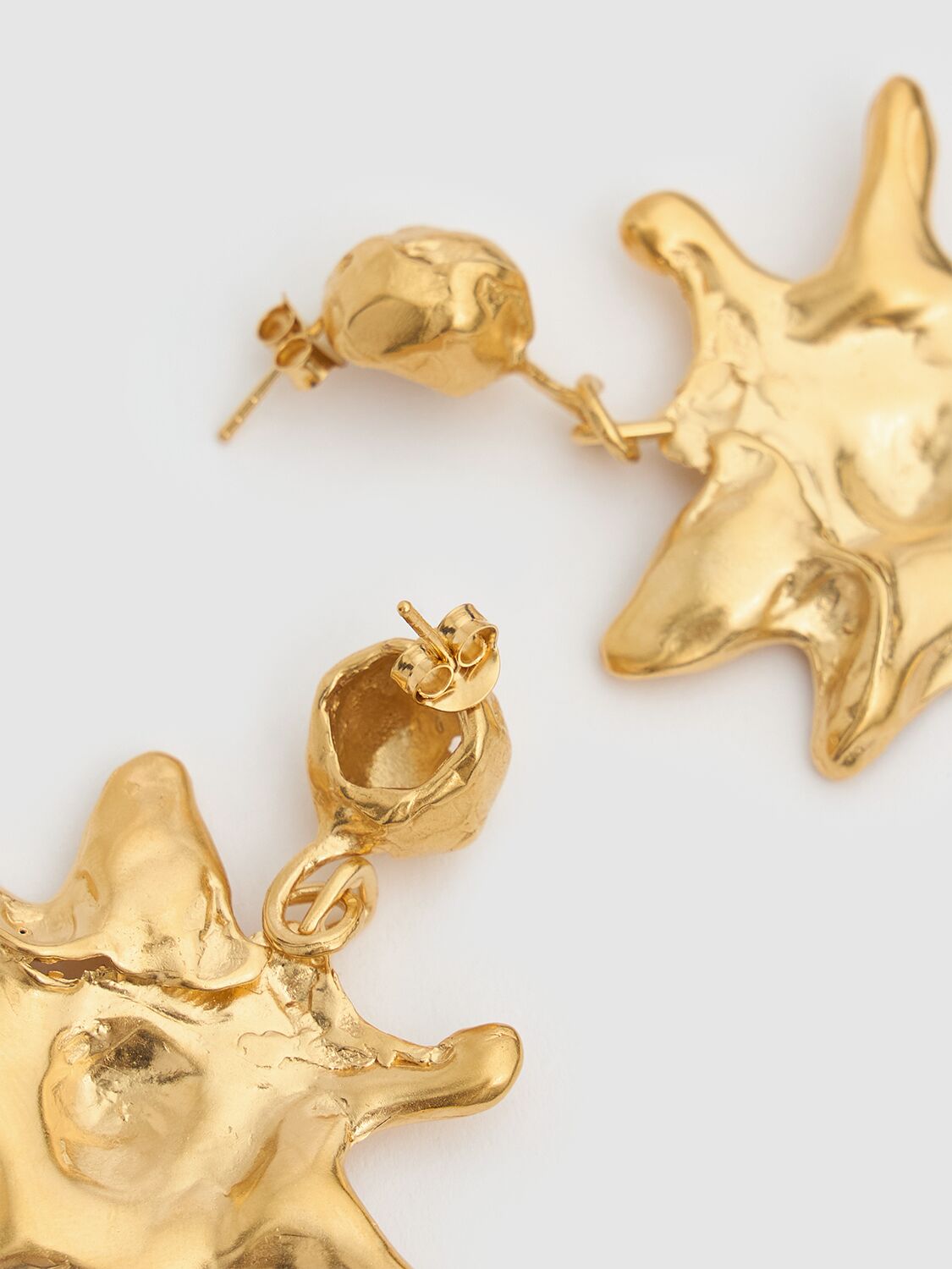 Shop Simuero Astro Drop Earrings In Gold