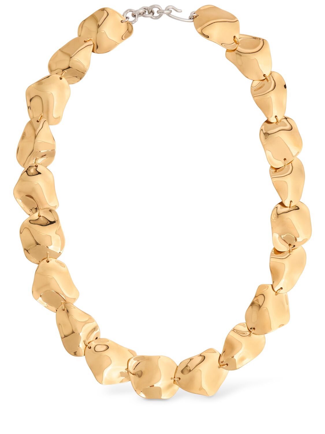 Jil Sander Cw4 4 Collar Necklace In Gold