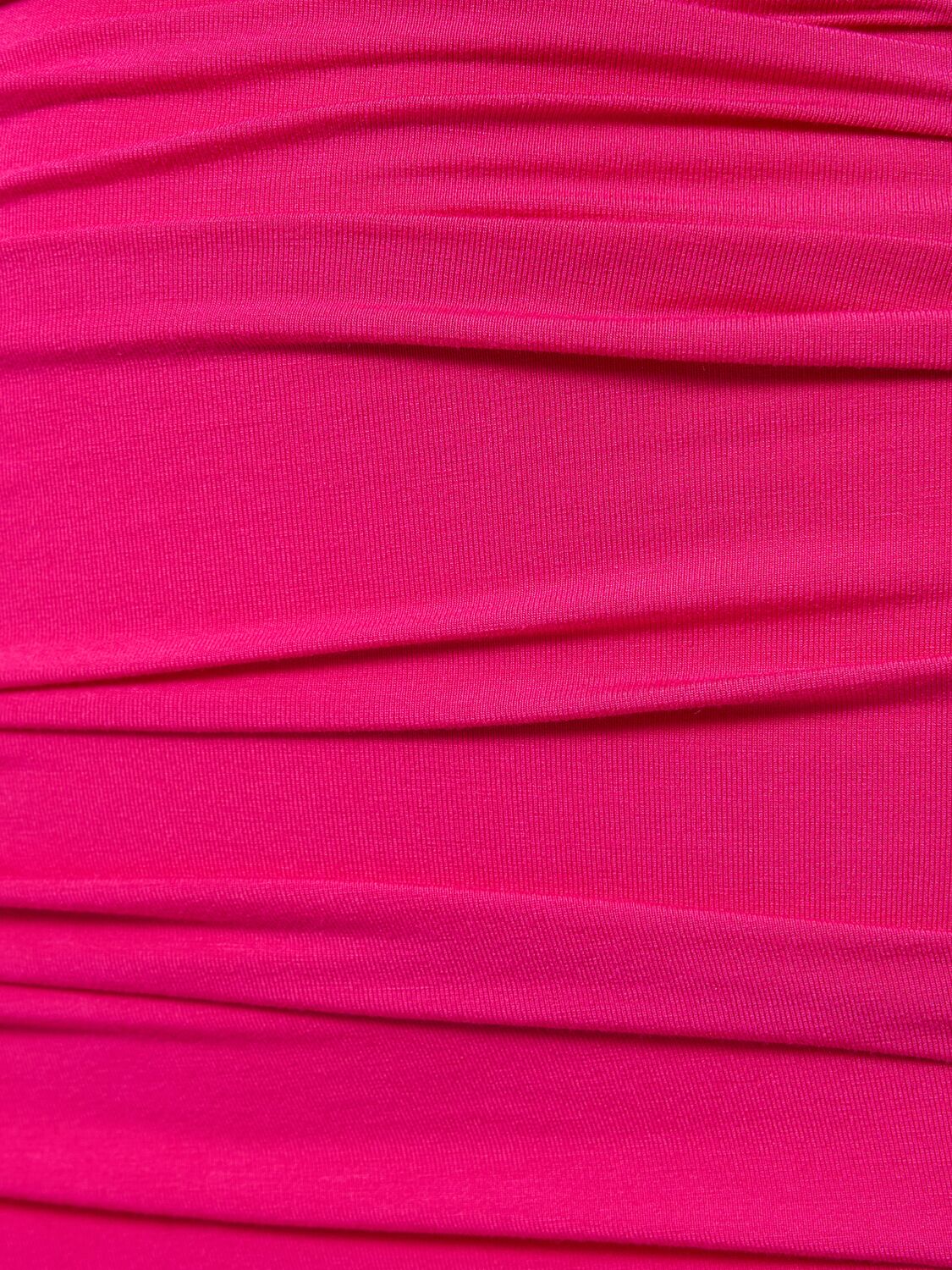 Attico The  Dresses Gend - Fuchsia Mini Dress Fuchsia Main Fabric: 92% Viscose 8% Elastane In 桃红色