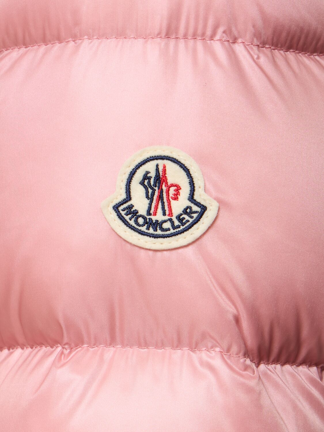 Shop Moncler Douro Nylon Down Short Jacket In Pink