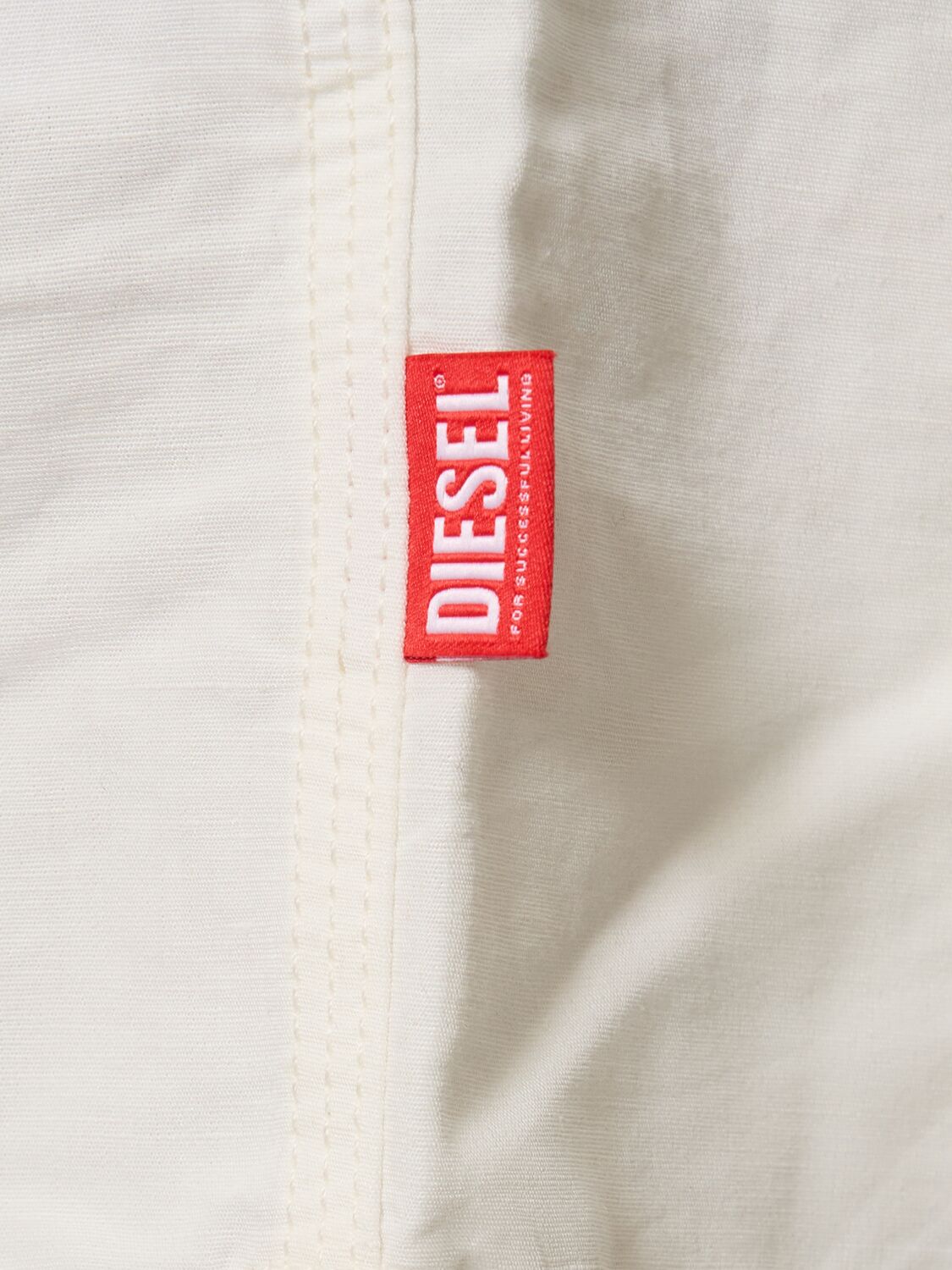 DIESEL S-SIMENS SLEEVELESS COTTON & LINEN SHIRT 