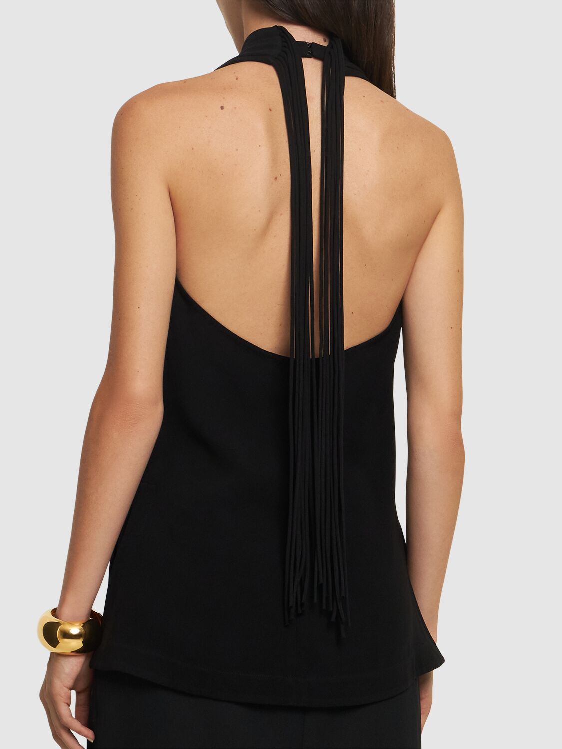 PROENZA SCHOULER MILLER MATTE VISCOSE CREPE TOP 