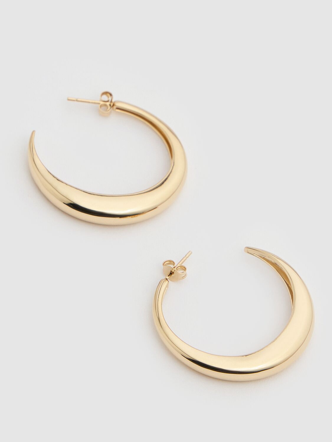 Shop Otiumberg Large Graduated Hoop Earrings In Gold