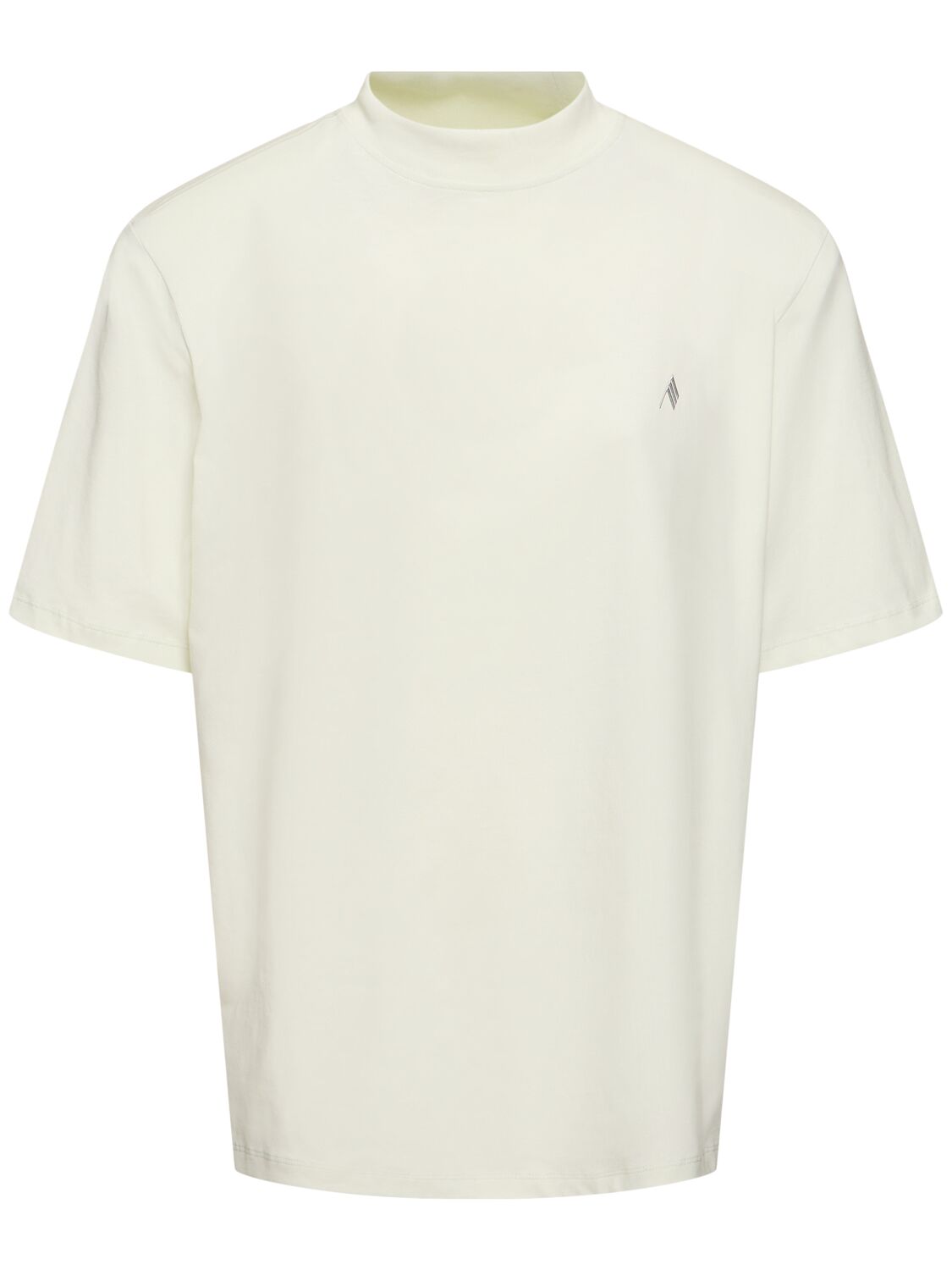 Shop Attico Kilie Cotton Jersey T-shirt In 白色