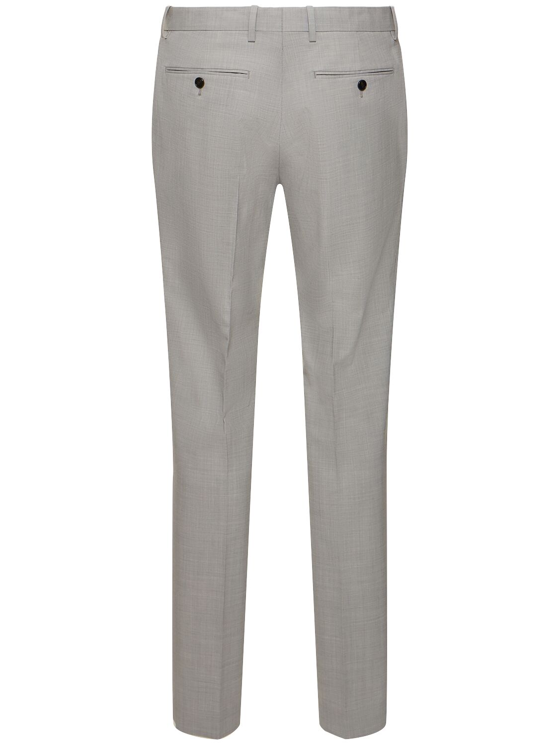 Shop Theory Straight Wool Blend Formal Pants In Grey